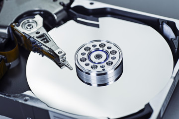 Detail einer Harddisk