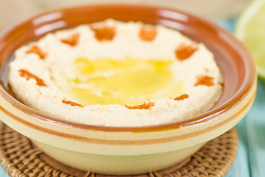 Hummus - Middle Eastern dip made of chickpeas