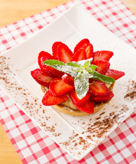 Tarte aux fraises