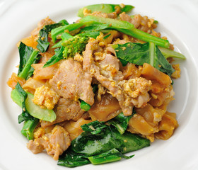 Stir Fried Rice Noodle with pork