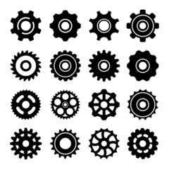 Set icons of gears
