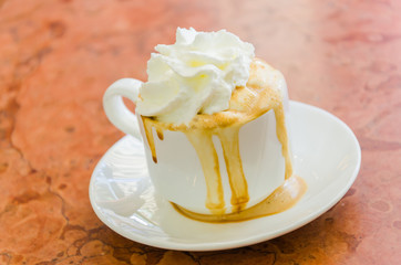 Coffee whipping cream