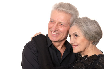 Couple isolated on white