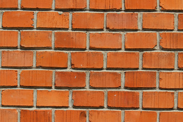 Obraz premium brick red background of a wall of a House