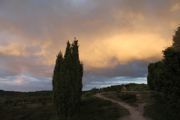 Wolkenfront am Turmberg