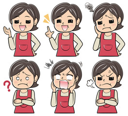 シニア表情セット