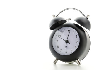 Clock isolated on white