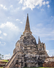 old pagoda and blue sky