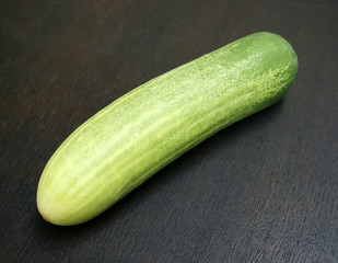 Cucumber isolated on black background