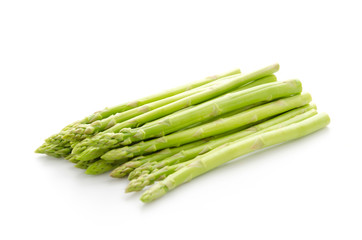 asparagus isolated on white