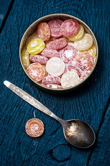 fruit candy different colors