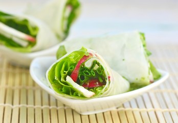 asian spring rolls