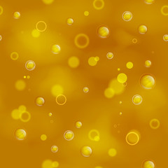Seamless Champagne Bubbles Background