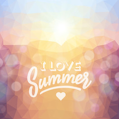 Summer holiday tropical beach background