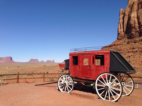 postkutsche im monument valley