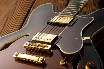 Obraz na płótnie Canvas blues electric guitar