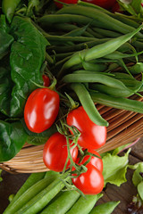 Fagiolini pomodorini e piselli