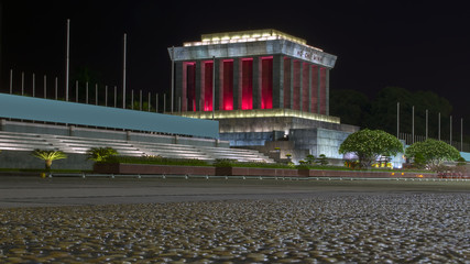 Ho Chi Minh Mausoleum in Hanoi.