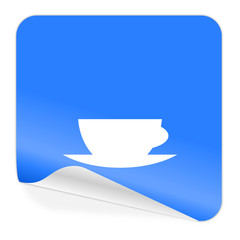 espresso blue sticker icon