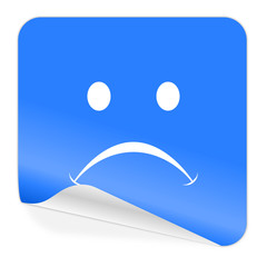 cry blue sticker icon