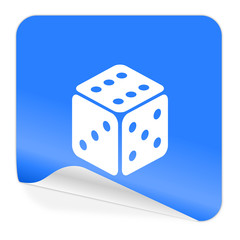 game blue sticker icon