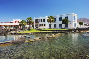 Foto op Aluminium View from Plaza la Sal in Playa Blanca, Lanzarote © milda79