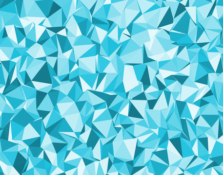 background with blue triangles