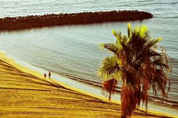 Zelfklevend Fotobehang Playa del Ingles beach in Maspalomas, Gran Canaria, Spain © nito