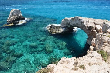 Foto op Plexiglas Rots boog. Agia Napa, Cyprus © HappyAlex