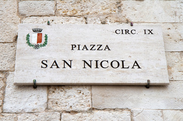 Piazza San Nicola, bari