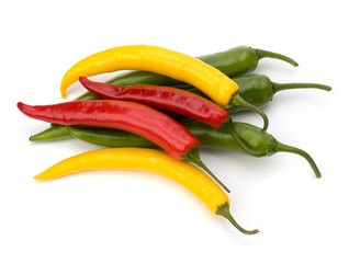 Chili pepper isolated on white background