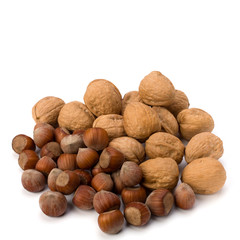 nuts isolated on white background