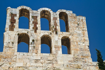 Acropolis, in Athens, Greece