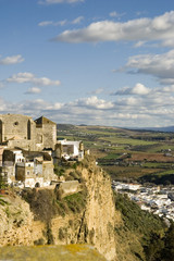 Fototapeta na wymiar Arcos de la Frontera, town in southern Spain.