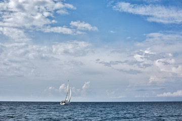 Sailing in Saronic Gulf