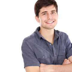 young smiling male portrait