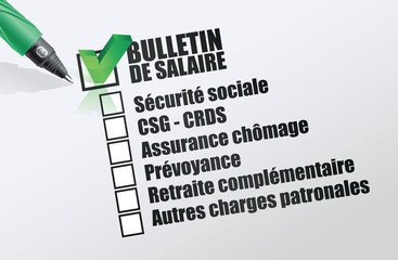 bulletin de salaire - salaire