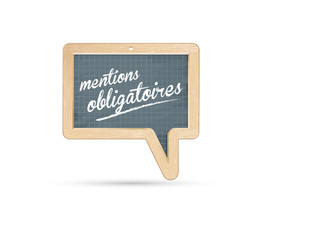mentions obligatoires, mentions légales - obrazy, fototapety, plakaty