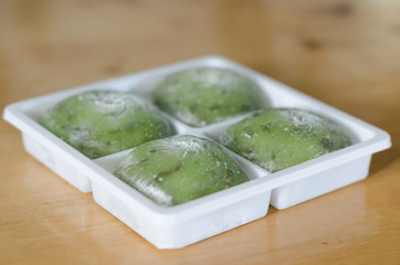 box of mochi dessert
