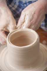 Hands of a potter