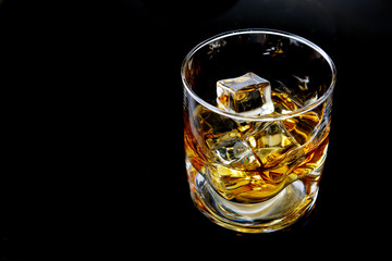 Whiskey with ice