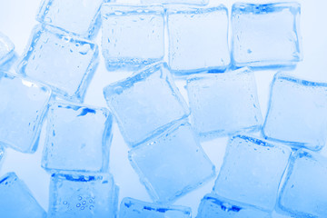 cubes of  ice
