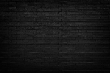 Fototapety  Black brick wall for background