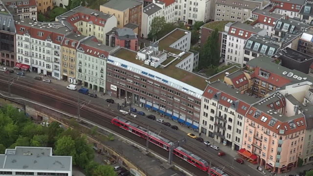 Regional train in Berlin Germany