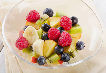 fresh healthy fruit salad
