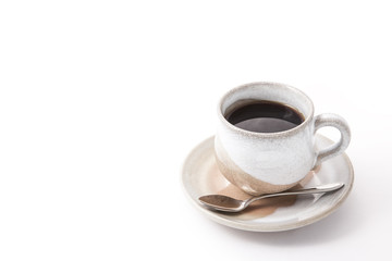 coffee cup of Japanese-style pottery