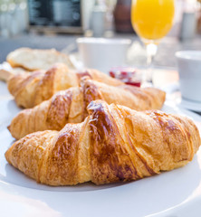 Breakfast with coffee