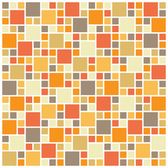 Seamless colorful square tiles pattern