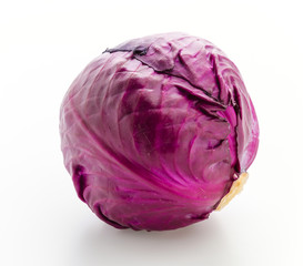Cabbage isolated on white