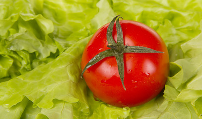Still life with fresh vegetables